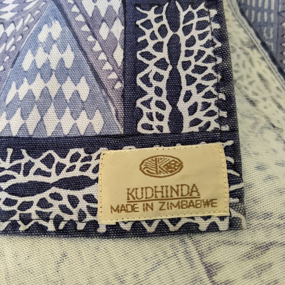 African Zimbabwe Lavender and Deep Purple Patterned Table Runner 100% Cotton